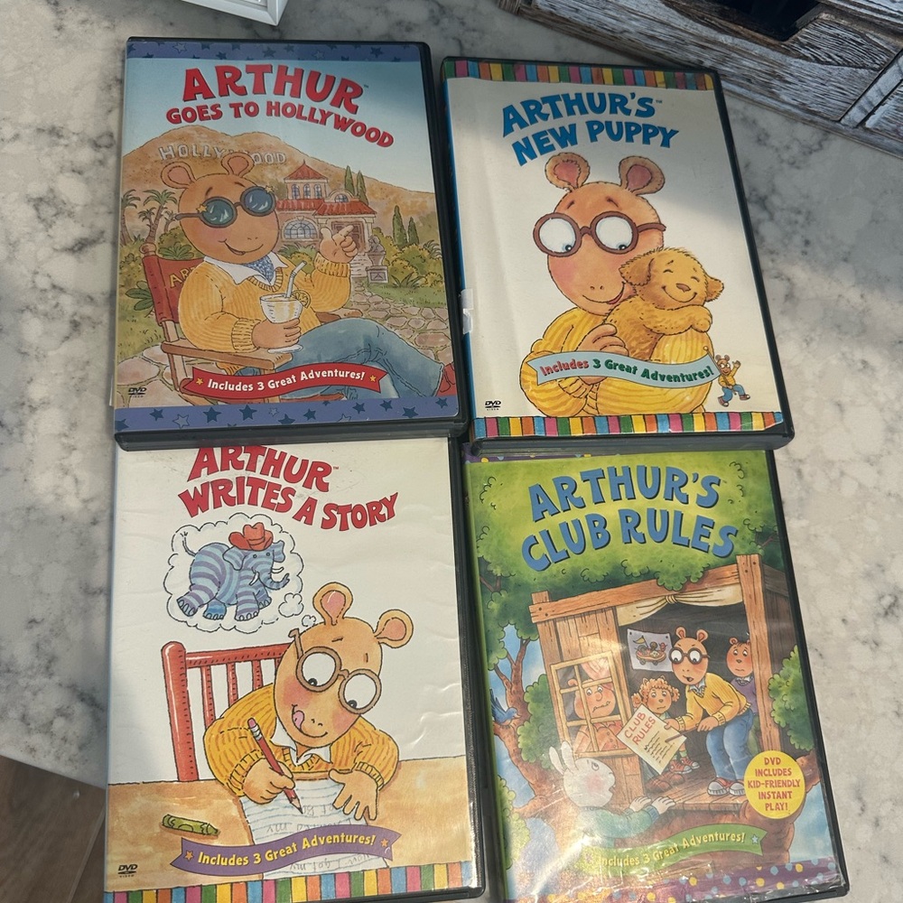 Arthur Kids DVD Lot PBS